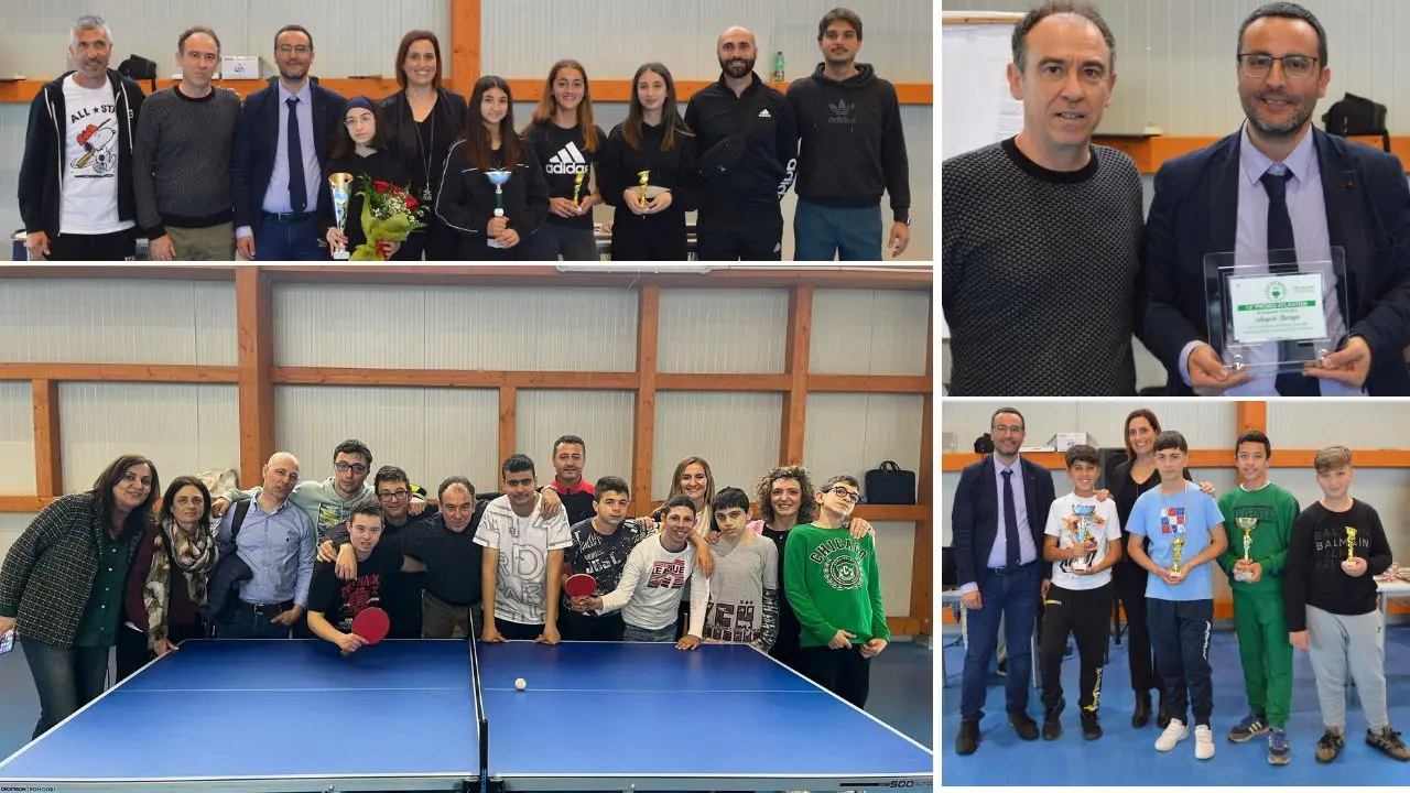 Vibo, i ragazzi speciali dell’Istituto alberghiero protagonisti del torneo “Tennis tavolo oltre”