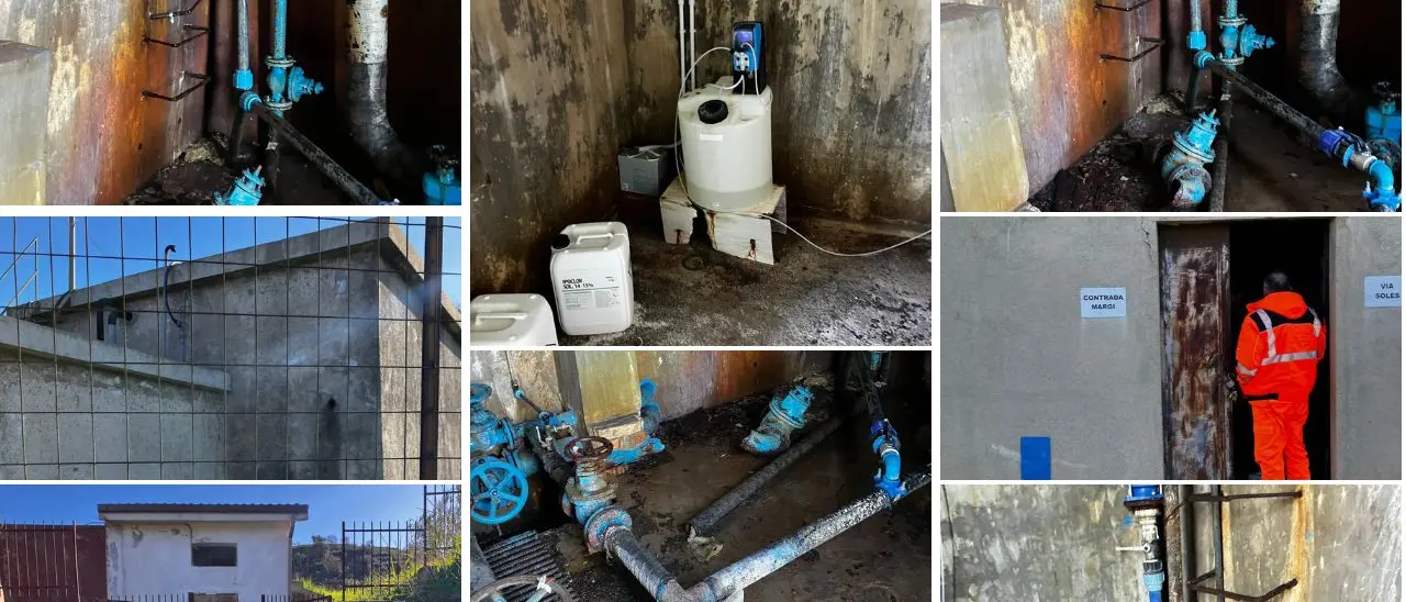 Carenza idrica, “Uniti per Ricadi” denuncia: «Serbatoi in condizioni fatiscenti» - Foto