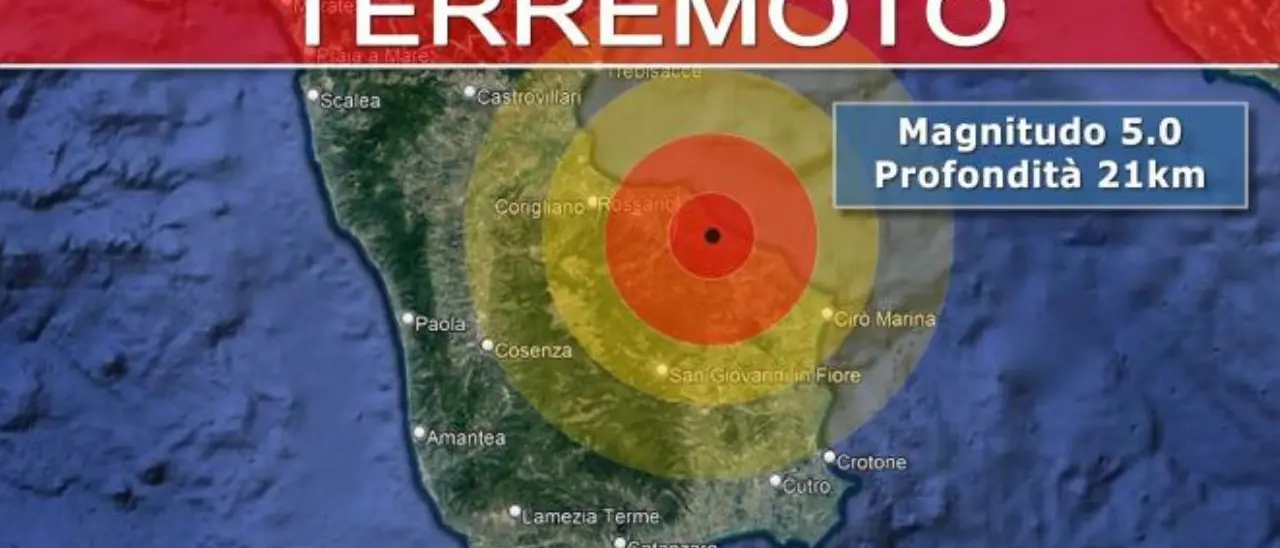 Terremoto in Calabria, notte di paura dopo la scossa di magnitudo 5. Occhiuto: «Niente danni, ma sopralluoghi ancora in corso»