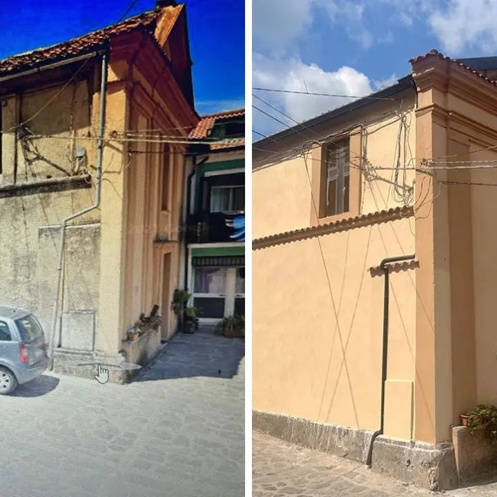 Pizzoni, torna agli antichi splendori la chiesa del Rosario dopo i lavori di restauro, risanamento e tinteggiatura della facciata