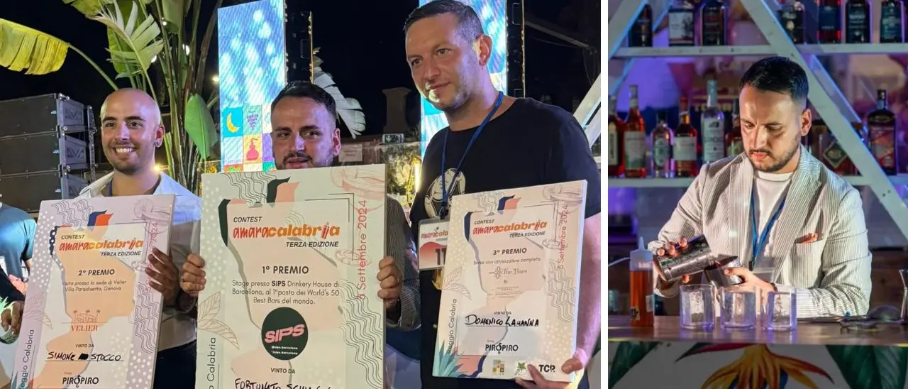 Il re calabrese dei bartender è di Pizzo: Fortunato Schiavone vince il contest di Reggio sbaragliando 27 concorrenti
