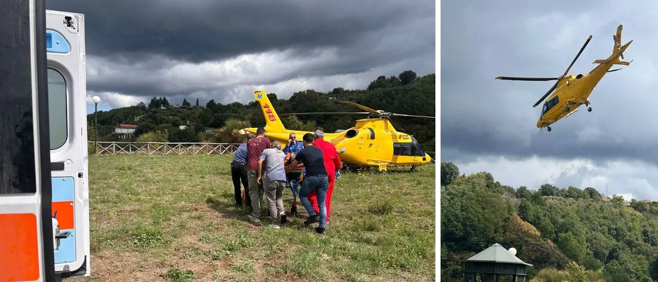 Arena, cade dal balcone di casa al primo piano e resta gravemente ferito: interviene l'elisoccorso