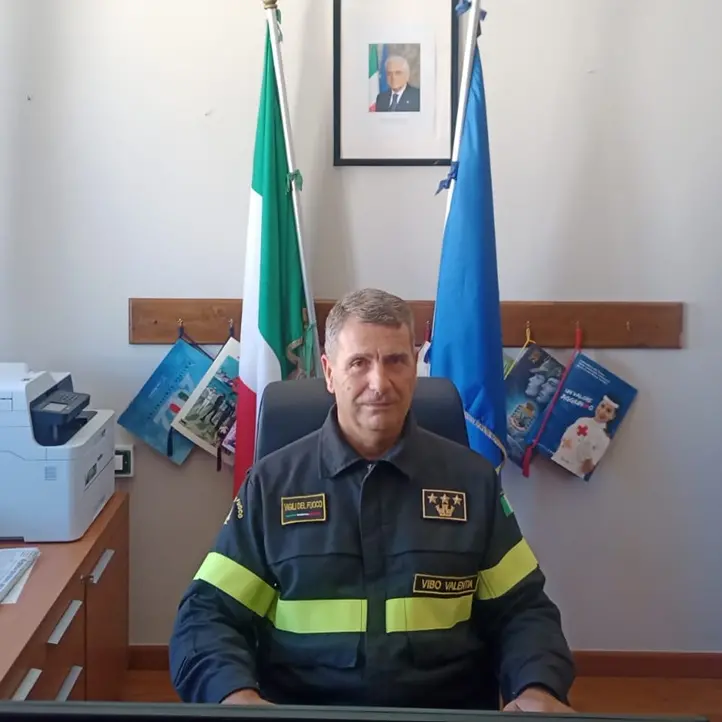 Vibo, cambio al vertice dei vigili del fuoco: il nuovo comandante provinciale è Ambrogio Ponterio