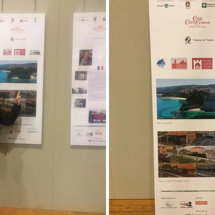 Il borgo di Tropea protagonista alla mostra dei modelli ferroviari a Como