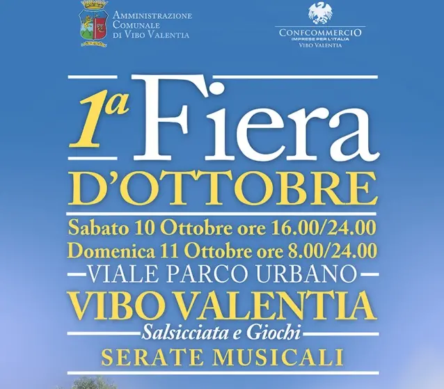 Rinviata al 24 e 25 ottobre la prima fiera autunnale