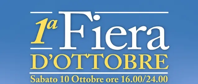 Rinviata al 24 e 25 ottobre la prima fiera autunnale