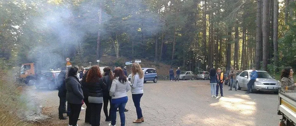 Fabrizia bloccata, in atto la protesta contro lo stato della viabilità