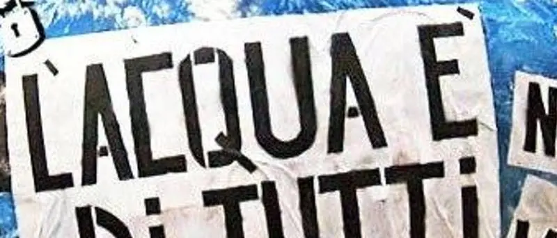 L’Abc: Acqua bene comune