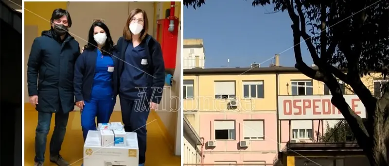Vibo, donata una stampante al reparto di Malattie infettive
