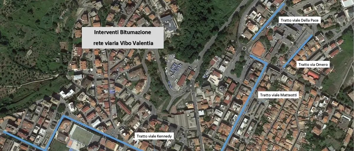 Vibo, al via i lavori di bitumazione delle principali vie: l'annuncio del sindaco