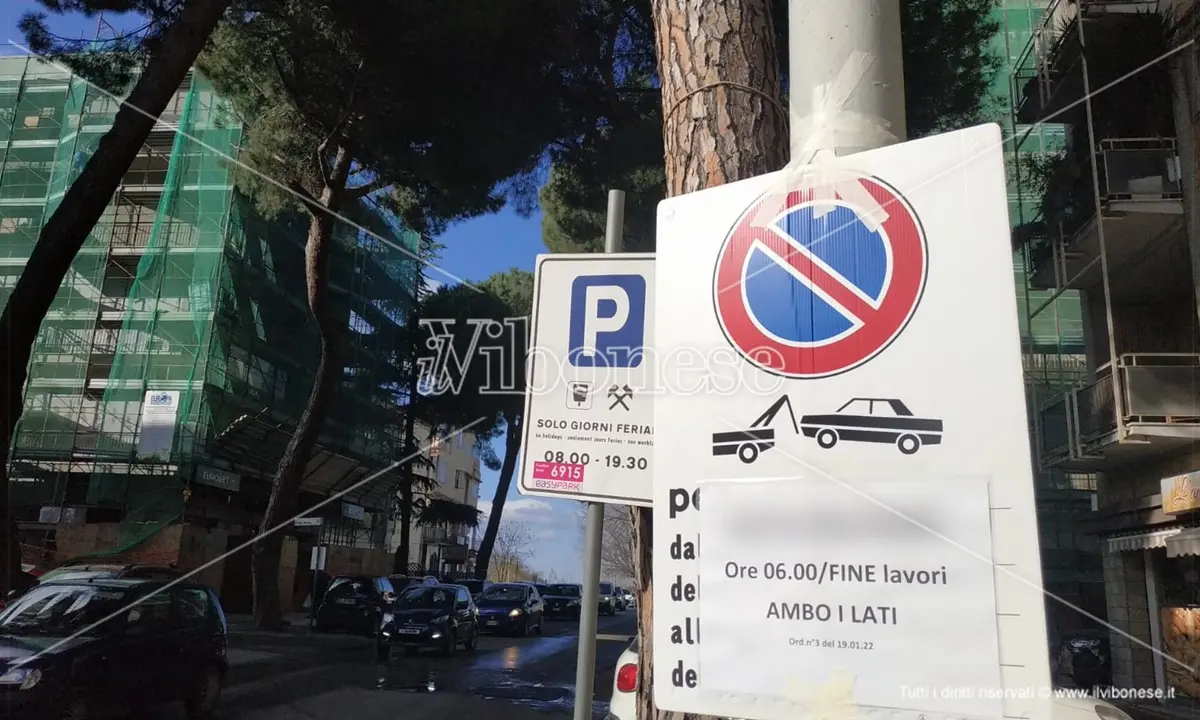 Vibo, auto in divieto di sosta: sopralluogo della Polizia locale e multe
