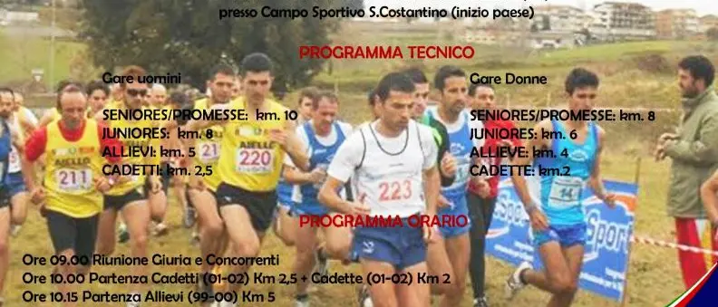 San Costantino Calabro si prepara al campionato di corsa campestre