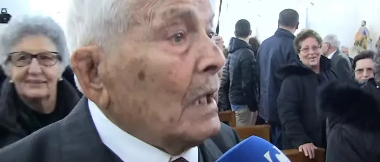 Briatico in festa per i cento anni di Giuseppe Melidoni - VIDEO