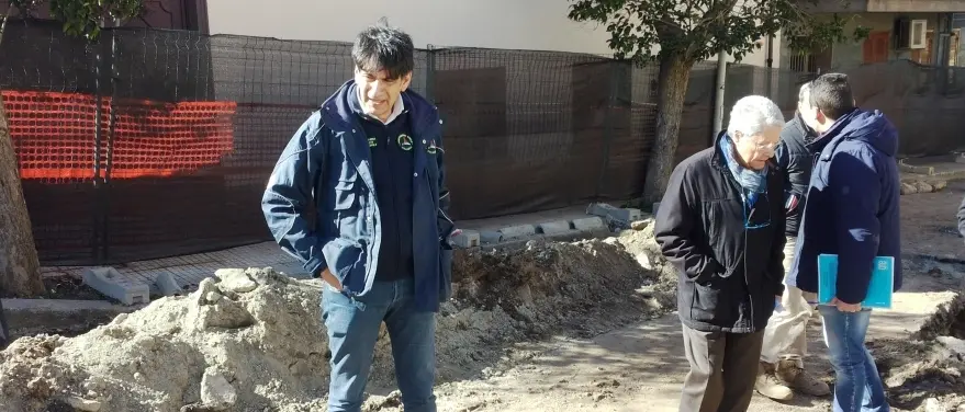 Tansi sul cantiere della voragine: «Una bomba ad orologeria sotto i piedi dei vibonesi» - VIDEO