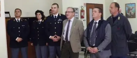 Il prefetto Casabona in visita alla Polizia stradale