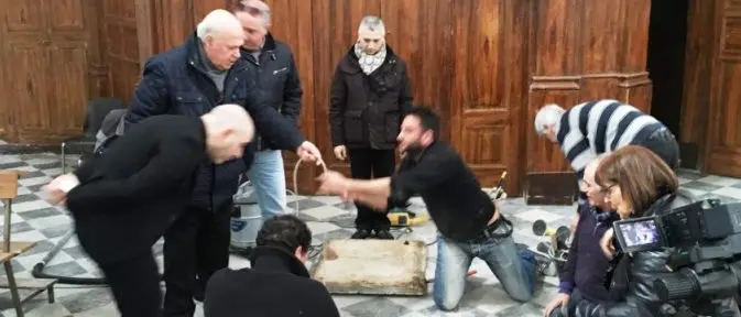 Aperta la cripta del Duomo di Pizzo, ma dei resti di Murat non c’è traccia