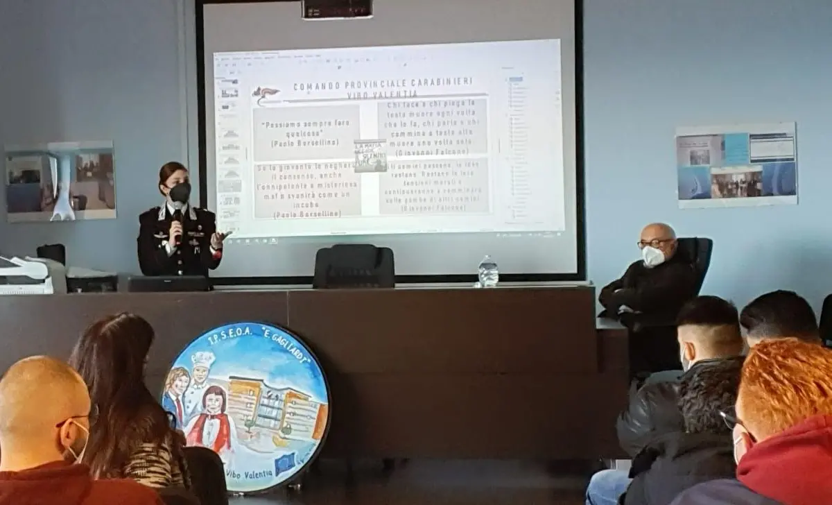 Legalità, gli studenti dell’istituto \"Gagliardi\" di Vibo incontrano l’Arma