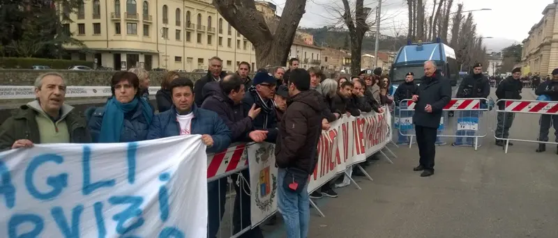 I dipendenti della Provincia ricevuti dal ministro Delrio