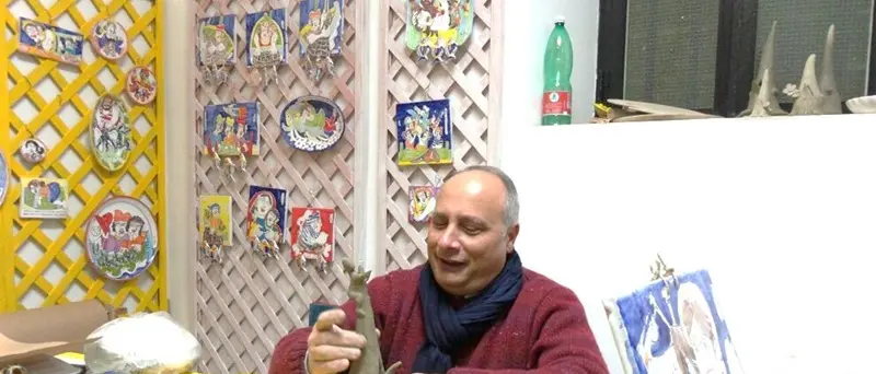 Antonio Montesanti porta l'arte di Pizzo alla Fiera del consumo sostenibile