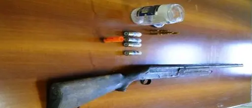 Fabrizia, sequestrati fucile e cartucce da guerra