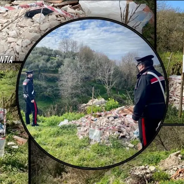Sversava materiale di risulta nel Vibonese: una denuncia e area sequestrata