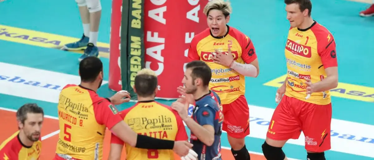 Volley, la Tonno Callipo cade in casa dell’Itas Trentino che si impone per 3-0