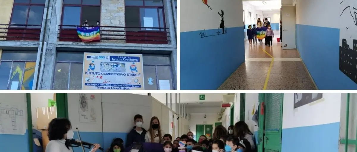 Ucraina, dagli studenti della scuola Murmura appello al dialogo con la settimana della pace -Foto