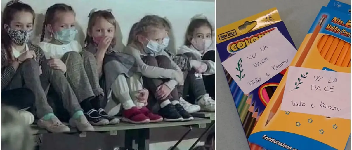 «Vicini ai nostri compagni», gli alunni di Tropea donano materiale scolastico ai bambini ucraini