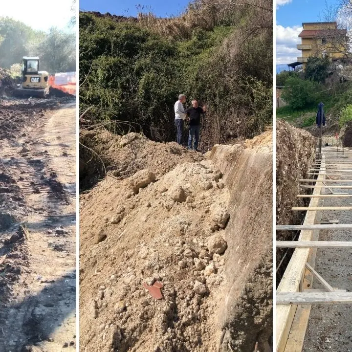 Dissesto idrogeologico e frane, lavori su più fronti a San Calogero