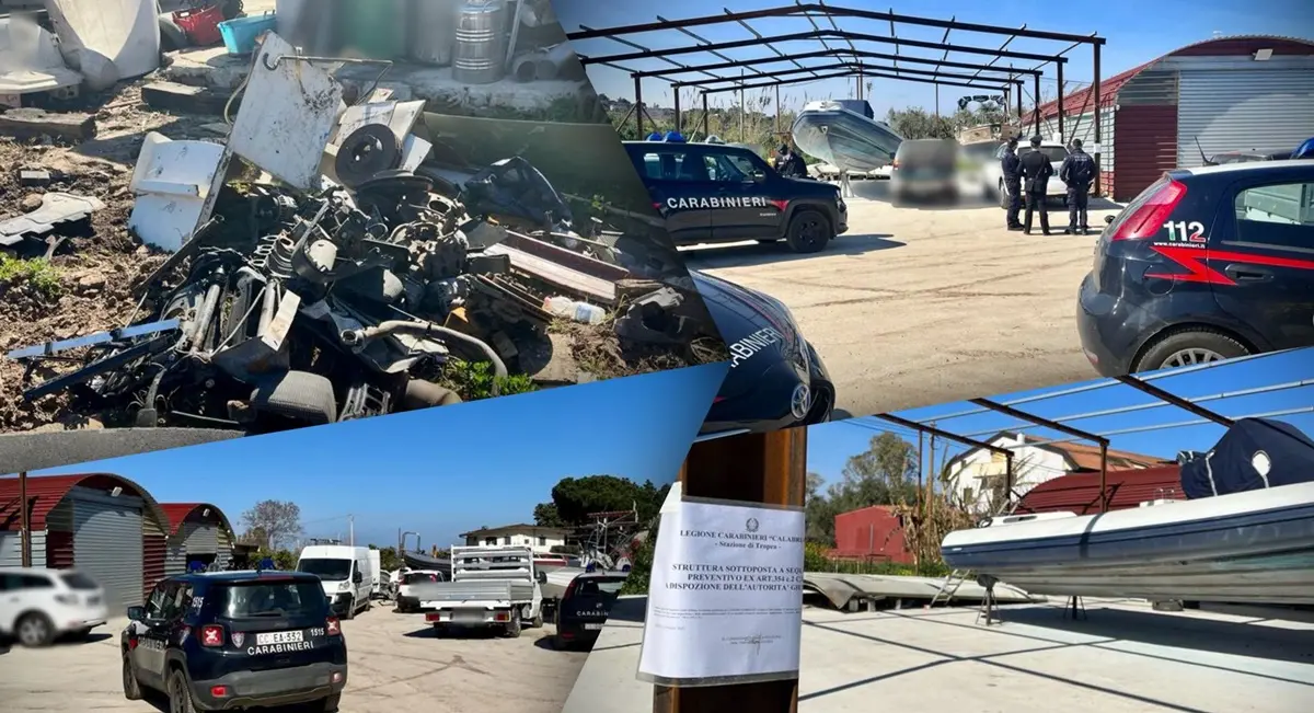 Sequestrati capannone e discarica abusiva in un'area del Vibonese soggetta a vincoli ambientali -Video
