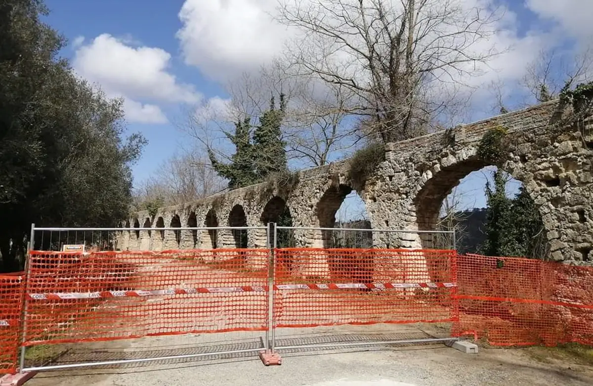 Spilinga, al via i lavori di messa in sicurezza dell’antico \"Acquedotto ad archi\"