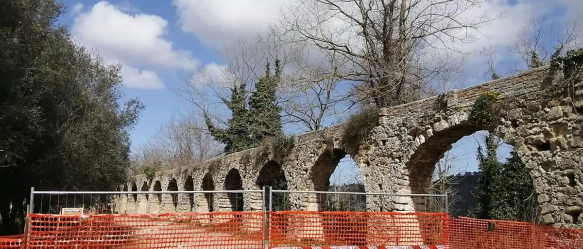 Spilinga, al via i lavori di messa in sicurezza dell’antico \"Acquedotto ad archi\"