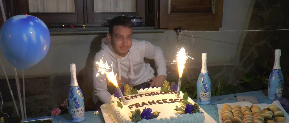 Il trapianto e il ritorno alla vita, a San Nicola de Legistis grande festa per Francesco