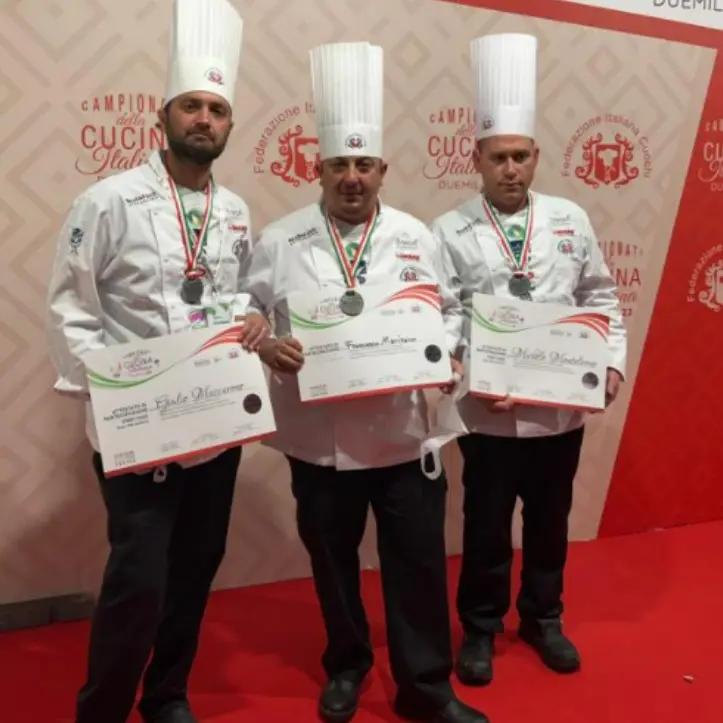 Campionati cucina italiana, gli chef vibonesi Maccarone e Monteleone sul podio