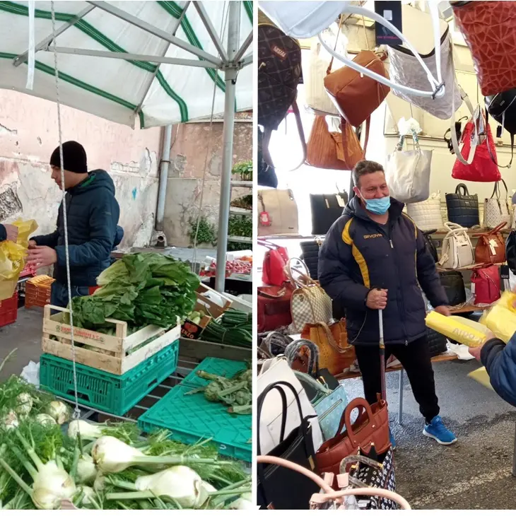 Lotta all'indifferenziata, al mercato di Vibo distribuite agli ambulanti buste per la raccolta - Foto