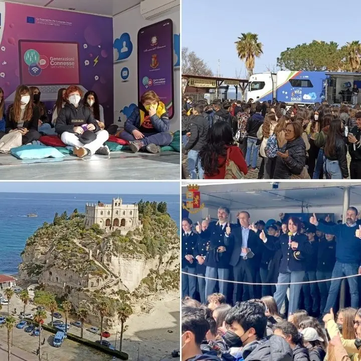 I rischi della rete e il cyberbullismo, la polizia incontra gli studenti a Tropea