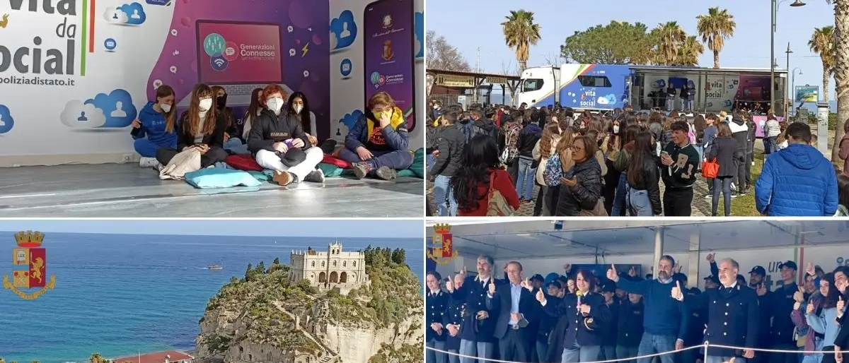 I rischi della rete e il cyberbullismo, la polizia incontra gli studenti a Tropea