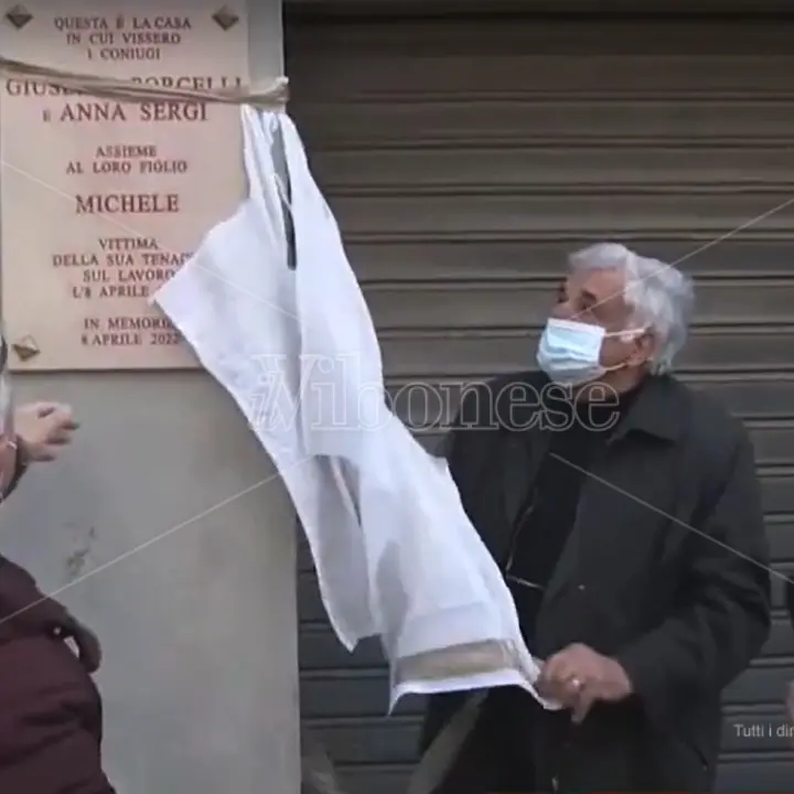 Limbadi ricorda Michele Porcelli, scomparso tragicamente un anno fa - Video