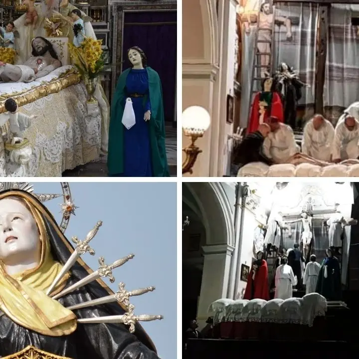 La Schiovazziuoni, la deposizione di Gesù dalla Croce nel rito di Serra - Foto e Video