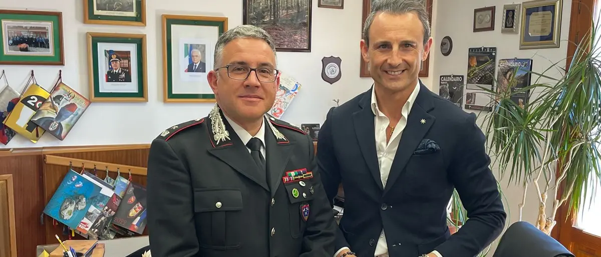 Mongiana, il commissario del Parco delle Serre visita il reparto Biodiversità dei carabinieri forestali