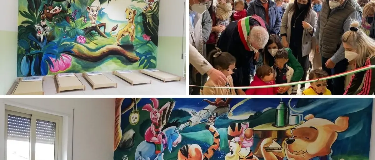 Rombiolo in festa per l’inaugurazione dell’asilo: ospiterà 16 bimbi