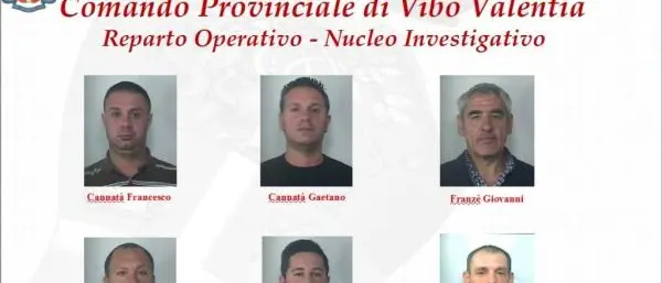 ‘Ndrangheta: operazione “Insomnia” a Vibo Valentia, 6 condanne in Appello
