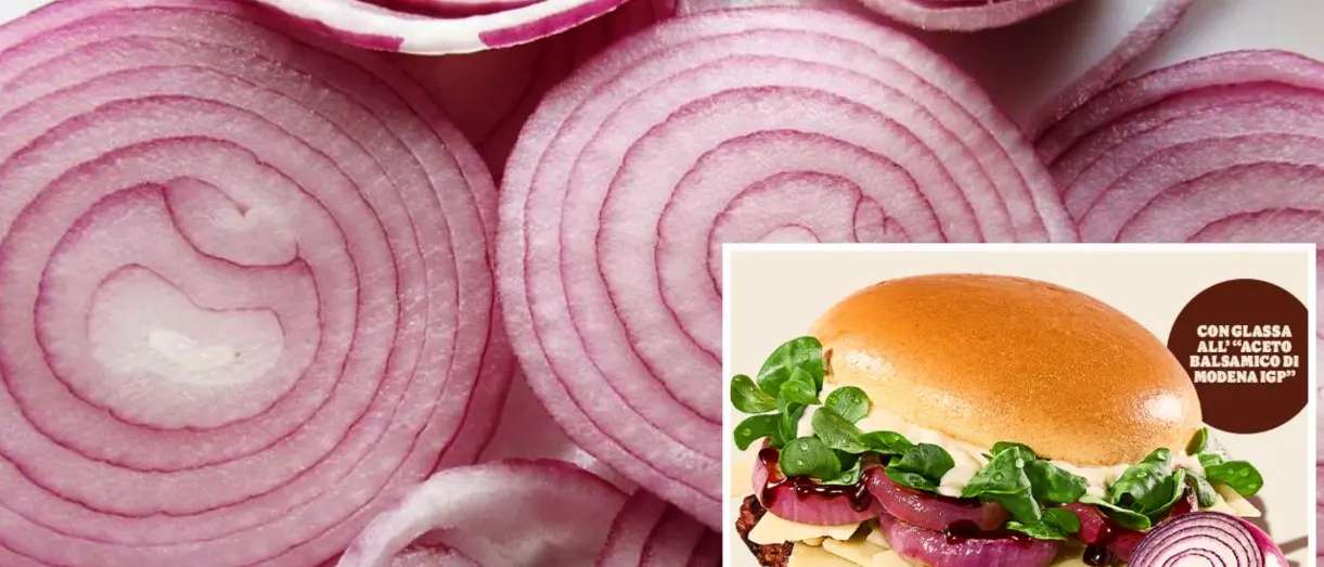 Burger King sfida McDonald’s e lancia il panino alla cipolla rossa