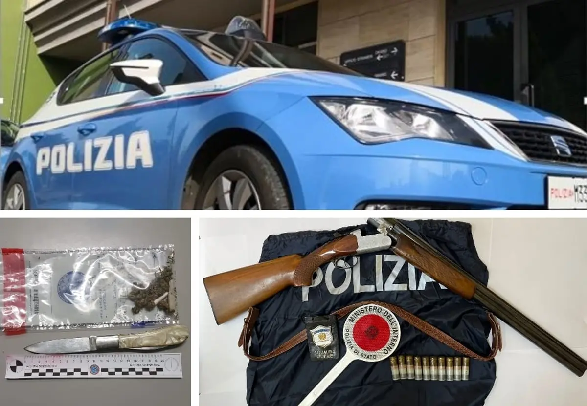 Armi e droga nella movida vibonese: sequestri, denunce e segnalazioni al prefetto
