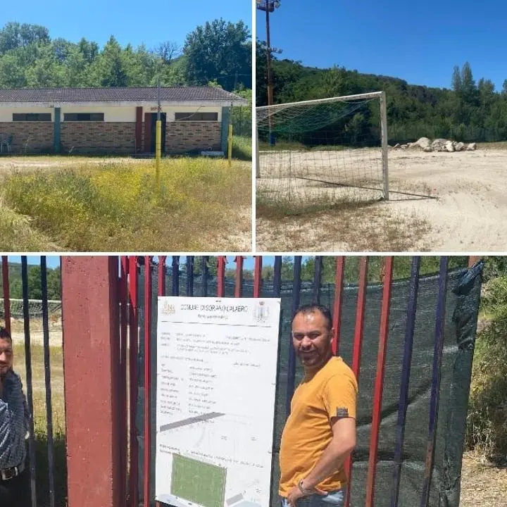 A Soriano iniziati i lavori di ristrutturazione del campo sportivo