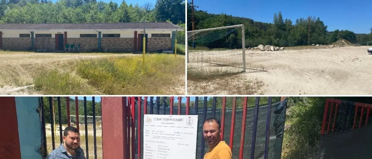 A Soriano iniziati i lavori di ristrutturazione del campo sportivo