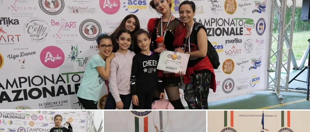 Danza aerea, trionfo della Asd New Let’s Dance di Vibo al Campionato nazionale -Foto
