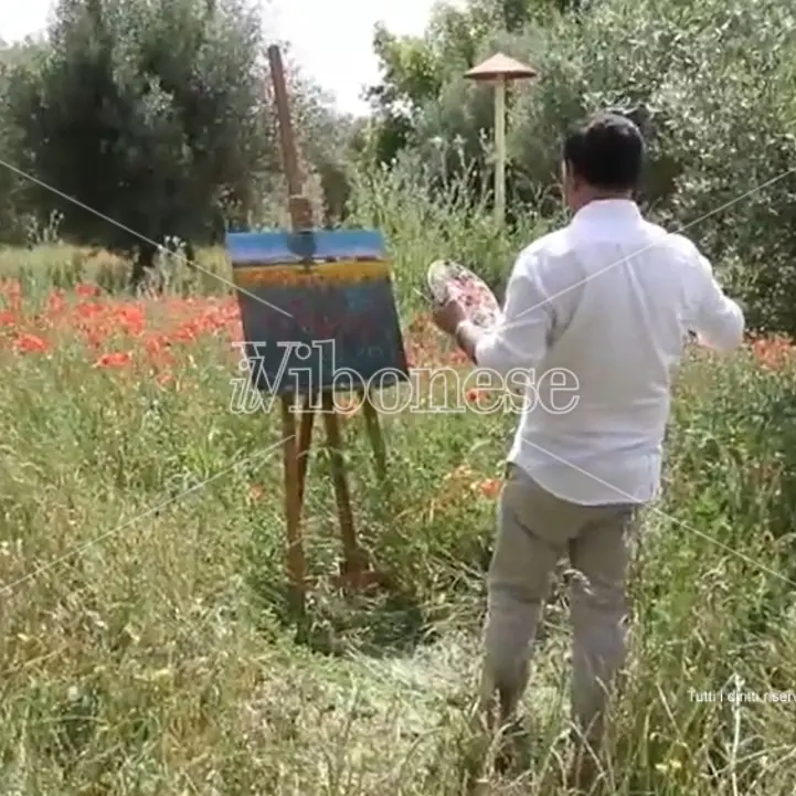 La bellezza dei panorami calabresi nell’arte del pittore vibonese Enzo Liguori -Video