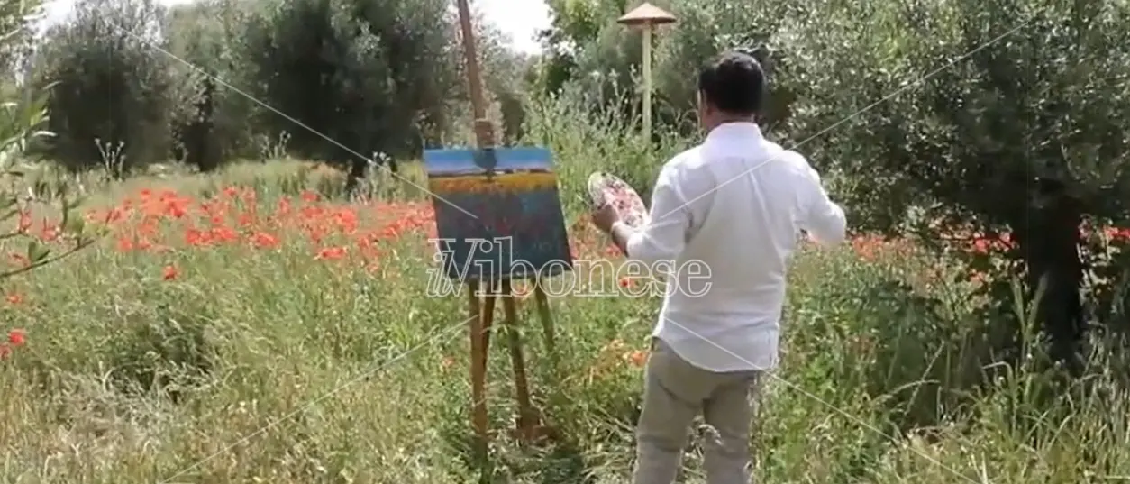 La bellezza dei panorami calabresi nell’arte del pittore vibonese Enzo Liguori -Video