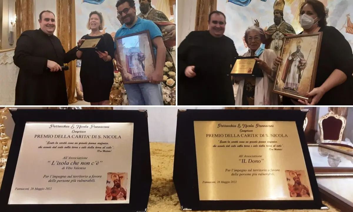 Pannaconi, il primo Premio della carità assegnato a due associazioni
